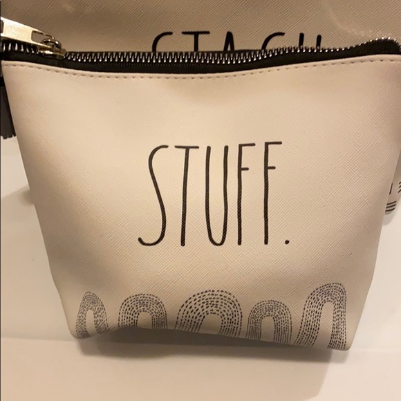 Rae Dunn Bags Rae Dunn Stash Stuff Cosmetics Bags Poshmark